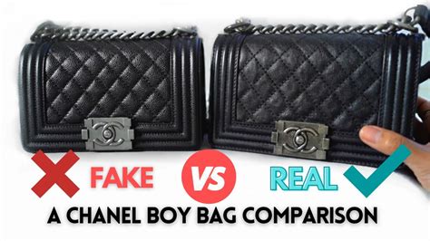 chanel boy bag authentic vs fake